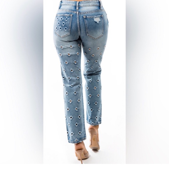 Save the Turtles BLUE TURTLE Jeans NWT! Size 3 Jeans🌷💖 - Picture 9 of 11